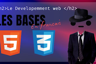 cours particulier de HTML CSS apprenez a créer des sites web