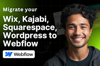 migrate transfer your wix, squarespace, kajabi, or wordpress website to webflow