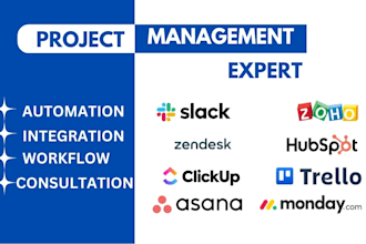 be your project management on trello, slack, asana clickup, set up automation