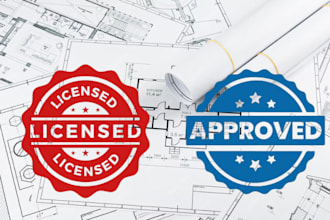 do licensed pe stamp, architectural drawing, landscape architect, hvac, mep