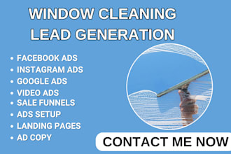 window cleaning lead window cleaning facebook ads google ad instagram ads funnel
