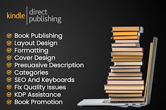 format, publish, promote your book on amazon and kindle KDP