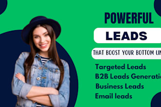 do b2b lead generation, business leads, sales leads, targeted leads and email