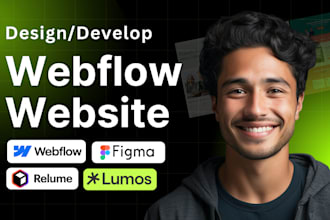 develop webflow website by client first, lumos, or relume as a certified partner