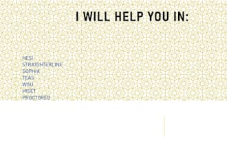 assist with hesi, ati teas 7, wgu, sophia, straighterline and proctored tests