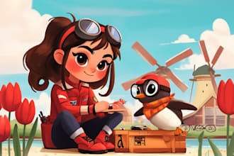 do 90 consistent style and character ai images