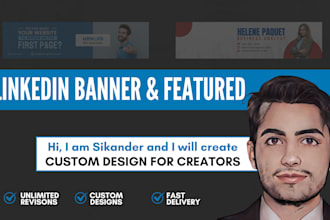 design a linkedin banner or optimize your profile