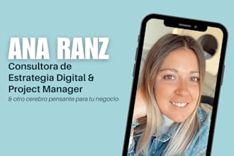 be your business and digital strategy cosultant and project manager