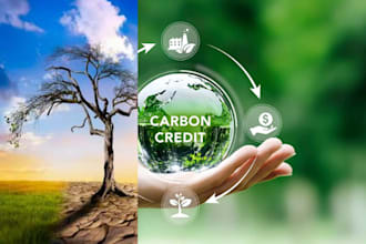 research and do climate change reports, pollution, carbon offset credit, ecology