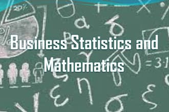 help with business mathematics and statistics