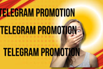 do memecoin promotion, forex promotion, run telegram ads to 5m active investors