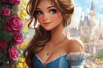 create your portrait into a disney style cartoon illustration