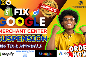 fix google merchant center misrepresentation suspension, re activate gmc account