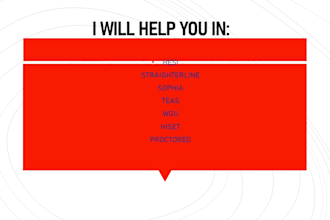 facilitate sophia, straighterline, studycom, wgu, snhu, walden and capella work