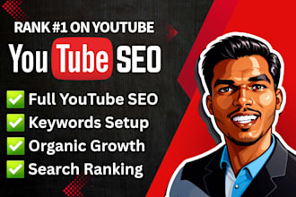 optimize your youtube video for top ranking and higher views with full SEO
