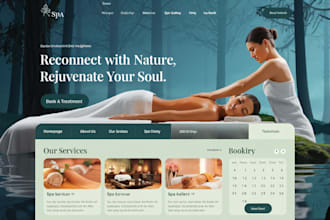 build beauty salon website, spa, skincare, hair and nail extension website