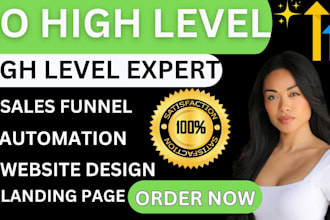 be your gohighlevel sales funnel website expert set up gohighlevel landing page