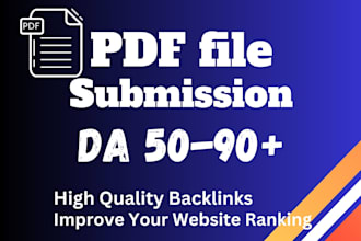 serve PDF submissions to high da sites for backlinks
