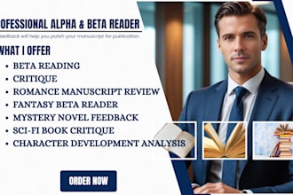 beta reading and book critique for fantasy sci fi proofreading book editing