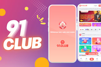 create 91club vue and node color prediction game website