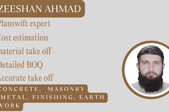 do cost estimation and material take off
