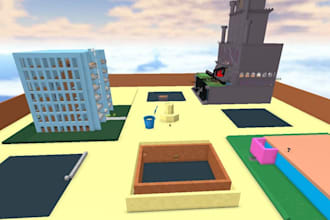 develop entire roblox game, game map, roblox full game creation