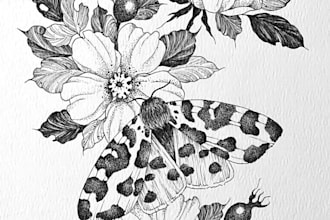 create tattoo design with mandala, flowers or custom