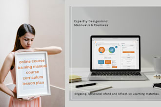 content for online learning, courses, training guides, curriculums, lesson plans