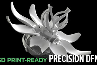 design precision functional 3d printable parts and products