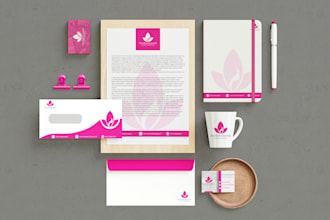 design professional business cards, letterhead, and stationery identity branding