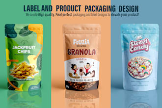 design mylar bag, doypack, food packaging and pouch design