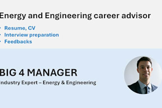 craft and review your energy and engineering CV