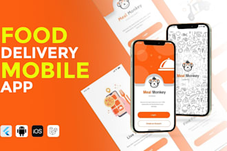 develop a professional food delivery app, restaurant app, and website
