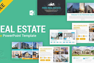 write and design a real estate pitch deck and company profile