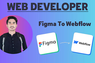 develop webflow website, figma to webflow, webflow developer