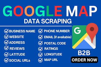 do lead generation, google map scraping, b2b data extraction service