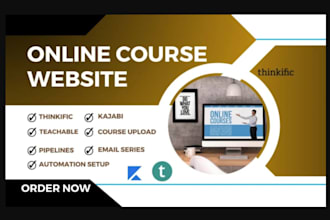 develop thinkific teachable podia kajabi ghl lms online course school website
