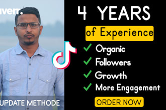 grow and promote your tiktok account generate followers or views organically