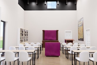 do 3d church design, synagogue, temple, shul design