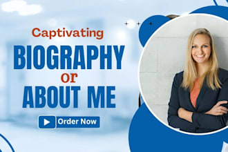 professionally ghostwrite your biography, memoir non fiction book autobiography