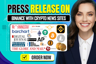 publish your article and interview on binance and high da PR sites