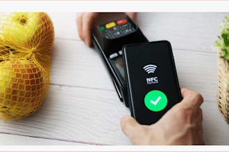 develop payments and nfc app, fintech app, popl app or digital business card