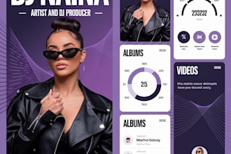 dj artist epk, media kit, press kit, hiphop epk, music kit, speaker kit one shee