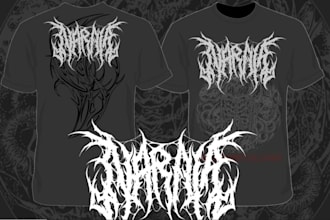 make modern heavy metal extreme logo design