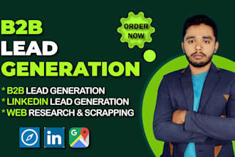 provide b2b lead generation business leads, linkedin leads, prospect email list