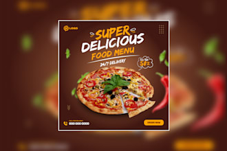 design promotional ads and poster designs for event and social media