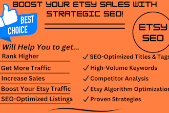 optimize your etsy listings with SEO keywords to boost sales