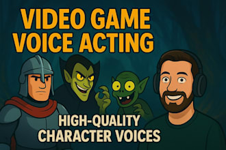 voice your video game characters with emotion, power, and range