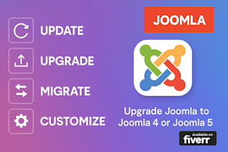 upgrade, migrate, or update your joomla 3 website to joomla 4 or joomla 5