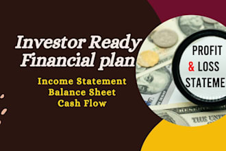 do forecasted financial model, projections, profit and loss and cash flow